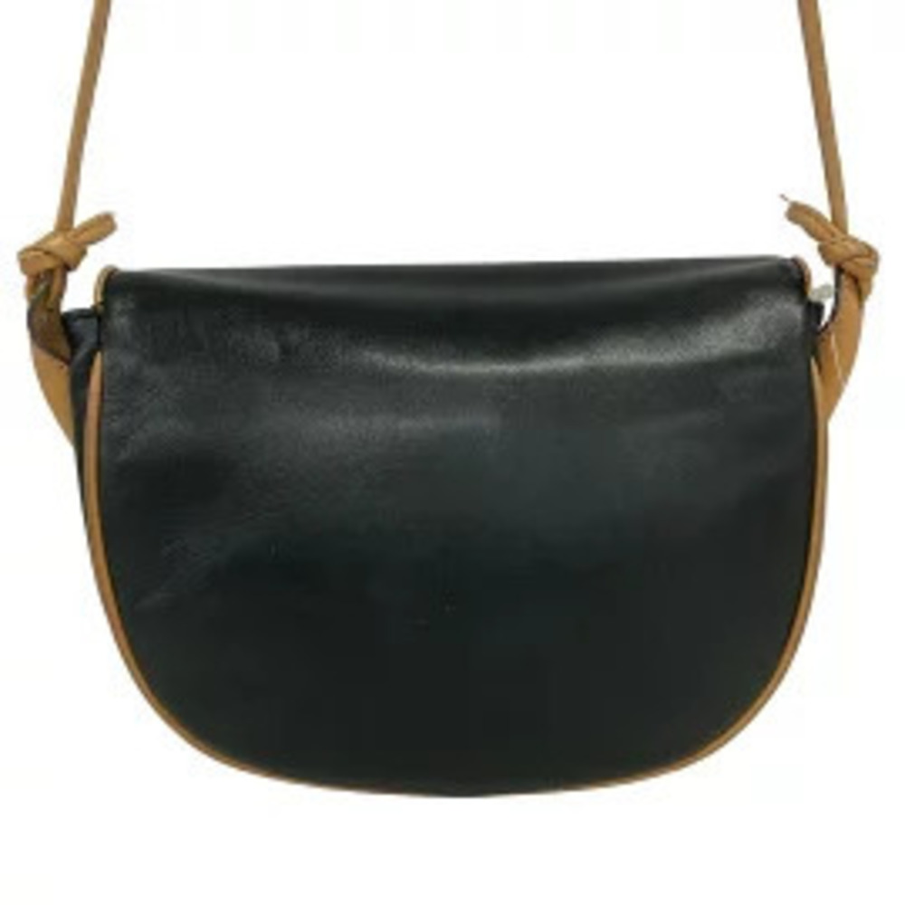 Celine Black Bag Beige Leather Shoulder Black Tan